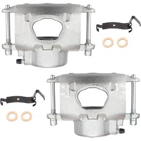 MAYASAF 18-4020 18-4021 Front Passenger & Driver Disc Brake Caliper Set for Chevy Impala/Caprice/Nova/C10/R10, for Buick Riviera/LeSabre, for Cadillac DeVille/Seville/Bonneville/Firebird,Olds 98