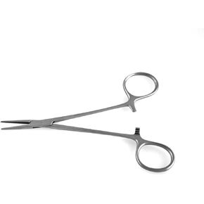 Halstead Mosquito Forceps 5" Straight Serrated Jaws Hemostat Clamps - SurgicalExcel