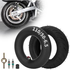 إطار أمامي 90/65-6.5 وأنبوب داخلي مع جذع صمام بزاوية TR87 لجيب صغير 47cc 49cc MTA1 MTA2 Cag Lucky 7 Bike Moto Mini Electric Scooters E-Bike Dirt Bike in Kuwait