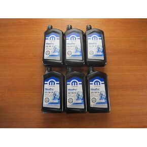 Six Quarts of Full Synthetic MaxPro SAW OW-20 Motor Oil New Mopar OEM