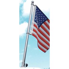 TaylorMade Products, Flag Pole Set, Polished Stainless Steel