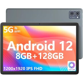 jumper 10 Inch Tablet, 8GB DDR4 128GB ROM, Octa-Core Processor MT8183, 1920 * 1200 IPS FHD Display, Android Tablets with 13+5MP Dual Camera, Dual Speakers, Bluetooth5.0, 6000mAh Battery, GPS. in Kuwait
