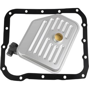 Automatic Transmission Filter Oil Pan Gasket Kit Compatible with 1999-2010 Hyundai Azera Entourage Santa Fe Sonata Tiburon Kia Sportage Optima Rondo Spectra Replaces 46321-39010 4632139010