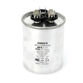 43-23204-07 -Rheem OEM Round Replacement Dual Run Capacitor 40 + 3 UF/MFD 370 Volt