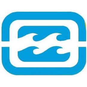 Billabong Wave LIGHT BLUE 3" Decal Sticker