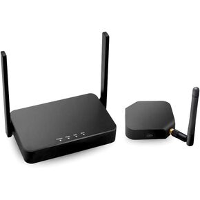 QuattroPod Lite Wireless Display HDMI Transmitter and HDMI Receiver, Screen Mirror and Extend to TV for Laptop/PC/PS5, 30m HDMI, 40m HDMI, 50m HDMI