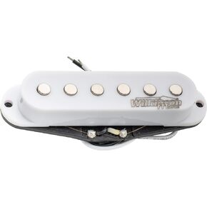 Wilkinson High Output Ceramic Single Coil Bridge Pickup for Strat Style Electric Guitar, Black