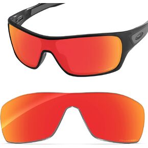 Performance Replacement Lenses Compatible with Oakley Turbine Rotor OO9307 Polarized Etched-Fire Red