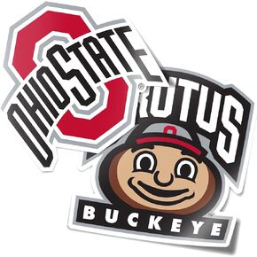 Desert Cactus The Ohio State University OSU Buckeyes Sticker Vinyl Decal Laptop Water Bottle Car Scrapbook (4 Inch Set V3)