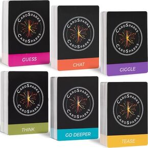 CardSparks! Couples Conversation Cards (x420) - Better Relationships and Deeper Connection - Dating Card Game for Adults - Fun Couples Game for Date Night in Saudi Arabia