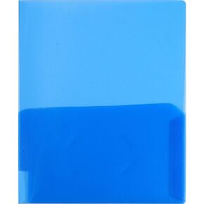 Lion Clear-Line 2-Pocket Plastic Folder, Clear, Pack of 4 (91120-CR-4P)