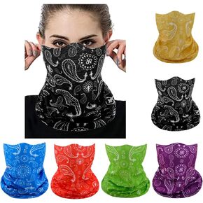 Face Mask Multi Bandana Neck Gaiter Seamless Magic Headband Outdoor Face Scarf for Dust Wind and UV Resistance
