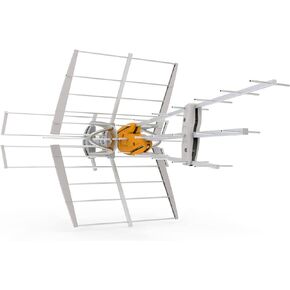 Televes DATBOSS 60 Mile Hi-VHF/UHF Amplified Outdoor HDTV Antenna with 5G Filter 149484 (Replaces 149483)…