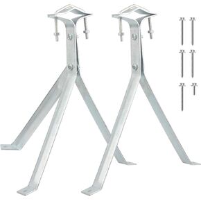 Antenna Wall Mount, Antenna Pole Mount Bracket,12 Inch Starlink Mounting Kit for TV Antenna Mast Pole, 1 Pair in Kuwait