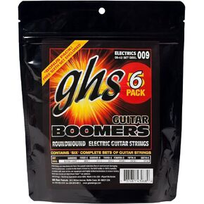 Boomers GBXL Extra Light Electric Guitar Strings (9-42) 5-Pack (Standard)