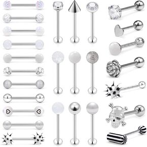 Flat Bottom Tongue Rings for Women Tongue Piercing Jewelry Tongue Ring Tounge Pierings Tongue Piercing Tounge Rings Tounge Ring Tongue Piercings Tongue Jewelry