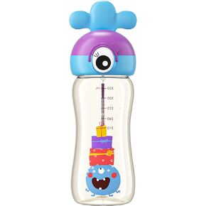 YOHKOH Kids Water Bottle for School or Travel, 11oz Reusable Kids School Water Bottle, Leak-Proof Portable Water Bottle for Girls & Boys, BPA-free (Red, 1 Pack)