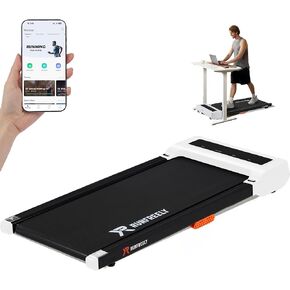 Walking Pad Treadmill for Home and Office, 300LBS Weight Capacity Under Desk Walking Pad with Remote Controller and Smart APP