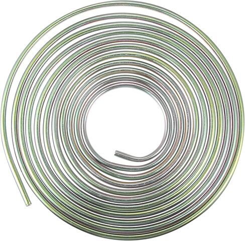 X AUTOHAUX 3/8 "أنابيب خط فرامل السيارة 25 قدم ملف أنابيب لأنظمة الكبح الهيدروليكي ونظام النقل لهجة نحاسية in Saudi Arabia