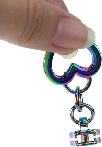 HEVSTIL #5 سحاب قوس قزح، سحاب بديل على شكل قلب، سحاب سحب 6 عبوات لحقائب الأمتعة والمحافظ السائبة in Kuwait