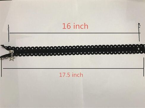 40 قطعة من WKXFJJWZC على شكل نجمة من الدانتيل الأبيض والنحاس سحب سحابات نهاية مغلقة لحرف الخياطة اليدوية 20/لون (16 بوصة) in Kuwait