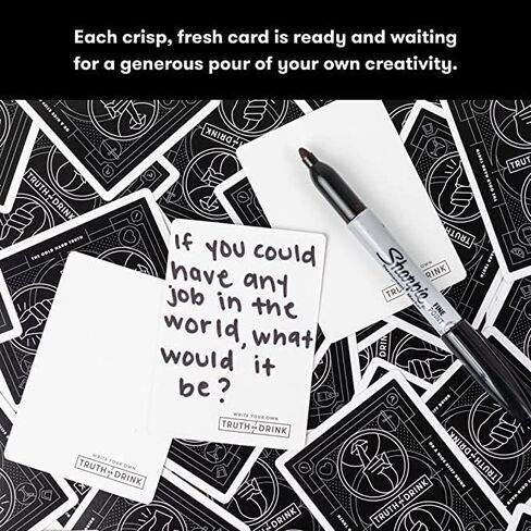 Truth or Drink: Home Brew by Cut - Blank-Cards to Customize Your Party-Game - Write Your Own Way-Too-Personal Questions in Saudi Arabia