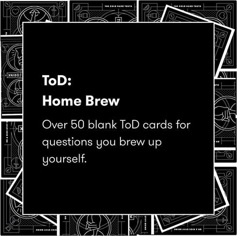 Truth or Drink: Home Brew by Cut - Blank-Cards to Customize Your Party-Game - Write Your Own Way-Too-Personal Questions in Saudi Arabia