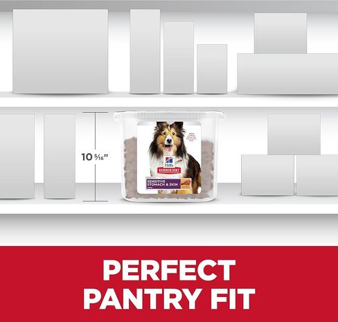 Hill's Science Diet للمعدة والبشرة الحساسة، للبالغين 1-6، دعم حساسية المعدة والجلد، طعام الكلاب الجاف، الدجاج والشعير، حوض بوزن 17 رطل in Kuwait