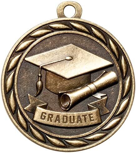 Express Medals Various 10 Pack Styles of Graduation Award Medals with Neck Ribbons Trophy Award Prize Gift in Saudi Arabia