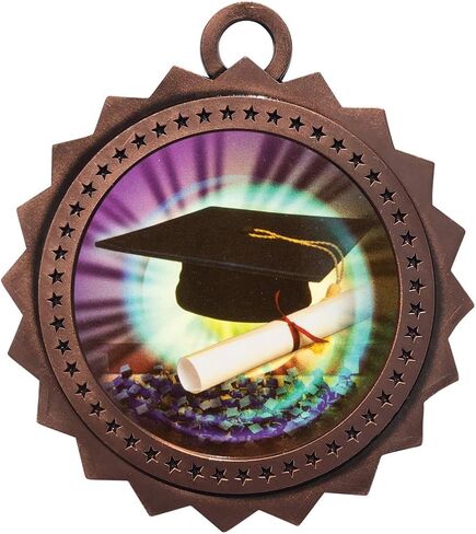 Express Medals Various 10 Pack Styles of Graduation Award Medals with Neck Ribbons Trophy Award Prize Gift in Saudi Arabia