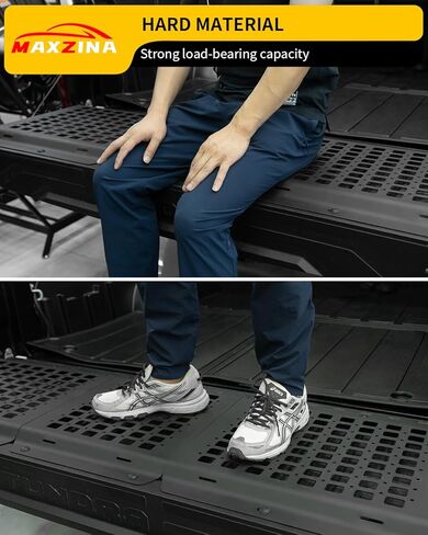 لوحة مولي متوافقة مع 2022 2023 2024 تويوتا تندرا 5.5 قدم سرير قصير شاحنة سرير لوحة تخزين خلفية منظم رف البضائع استبدال رف لملحقات تويوتا تندرا (لوحة مولي جانبية) in Kuwait