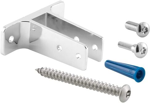 برايم لاين 656-4021-T، دعامة حائط ثنائية الأذن، مقاس 1 بوصة. الألواح، سبائك الزنك، مطلية بالكروم (عبوة واحدة) in Kuwait