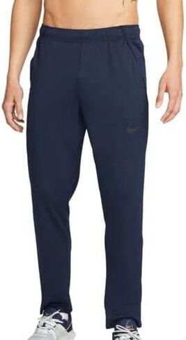 Nike Men's Totality Dri Fit Open Hem Versatile Pants (US, Alpha, Small, Regular, Regular, Obsidian/Black) in Saudi Arabia