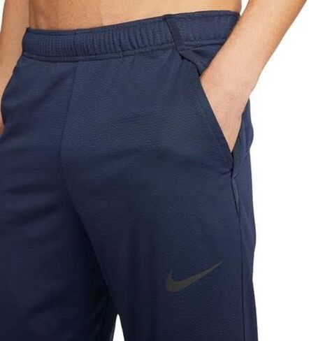 Nike Men's Totality Dri Fit Open Hem Versatile Pants (US, Alpha, Small, Regular, Regular, Obsidian/Black) in Saudi Arabia