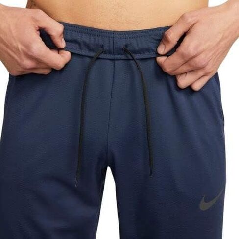 Nike Men's Totality Dri Fit Open Hem Versatile Pants (US, Alpha, Small, Regular, Regular, Obsidian/Black) in Saudi Arabia