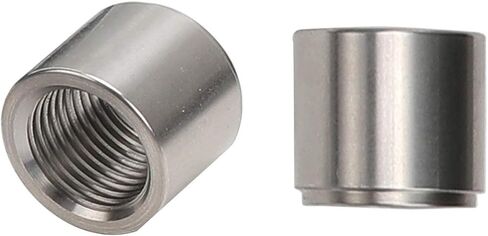 2PCS Stainless Steel Female 1/2 NPT Weld On Bung, 1/2" Weldable Fuel Tank Fitting in Saudi Arabia
