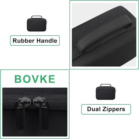 حافظة BOVKE GPS لـ 5-5.5 بوصة GPS Navigator Garmin Drive 52/Drive 51/53 DriveSmart 55/dezl OTR500/zumo 396 LMT-S/Garmin zūmo XT نظام ملاحة GPS، جيب شبكي للملحقات، أسود + أسود in Kuwait