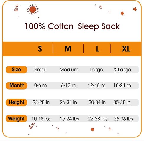 PHF 100% Organic Cotton Baby Sleep Sack 6-12 Months, Soft Lightweight Wearable Blanket for Babies, 2-Way Zipper 0.3 TOG Comfy Toddler Sleeping Sack 3 Pack for Boys Girls Neutral, Pink Floral (Medium) in Saudi Arabia