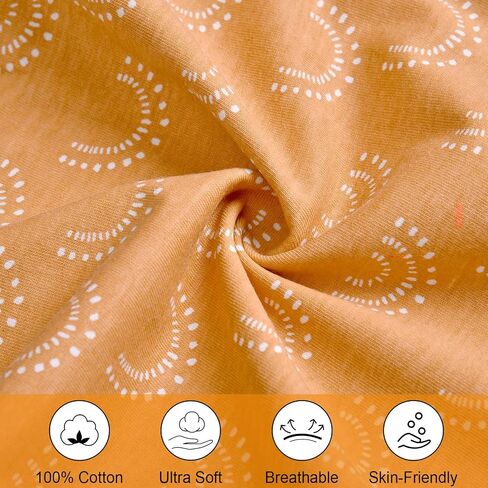 PHF 100% Organic Cotton Baby Sleep Sack 6-12 Months, Soft Lightweight Wearable Blanket for Babies, 2-Way Zipper 0.3 TOG Comfy Toddler Sleeping Sack 3 Pack for Boys Girls Neutral, Pink Floral (Medium) in Saudi Arabia
