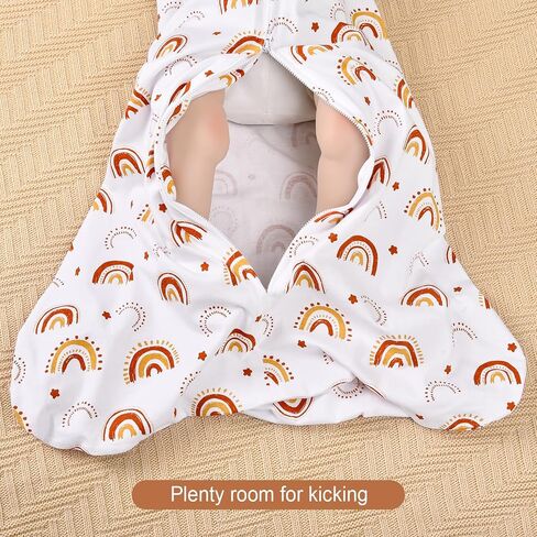 PHF 100% Organic Cotton Baby Sleep Sack 6-12 Months, Soft Lightweight Wearable Blanket for Babies, 2-Way Zipper 0.3 TOG Comfy Toddler Sleeping Sack 3 Pack for Boys Girls Neutral, Pink Floral (Medium) in Saudi Arabia
