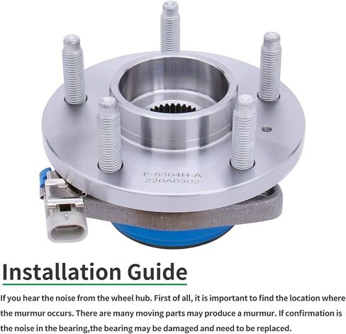 HICKS 513121 Front Wheel Hub Bearing Assembly Compatible with 2000-2013 Chevy Impala (FWD Only), 1997-2005 Buick Century (FWD Only), 1997-2005 Cadillac Deville (FWD Only) in Saudi Arabia