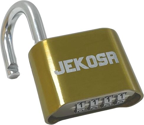Jekosa® JKE/50 [Weatherpoof] قفل متين للاستخدام الخارجي - قفل برمز مكون من 4 أرقام [بدون مفتاح] - مثالي للبوابة والسقيفة والسياج in Kuwait