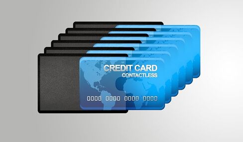 Credit Card Holder, 6 Premium RFID Blocking Sleeves with Clear Front for Easy Viewing, Prevent Identity or Financial Theft from High Tech Thieves in Saudi Arabia