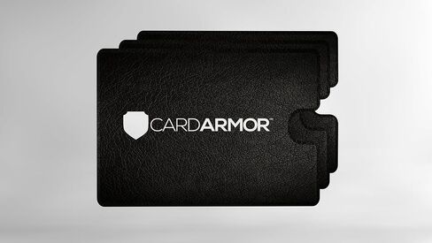 Credit Card Holder, 6 Premium RFID Blocking Sleeves with Clear Front for Easy Viewing, Prevent Identity or Financial Theft from High Tech Thieves in Saudi Arabia
