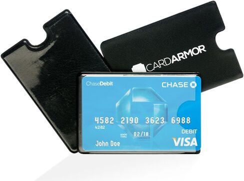 Credit Card Holder, 6 Premium RFID Blocking Sleeves with Clear Front for Easy Viewing, Prevent Identity or Financial Theft from High Tech Thieves in Saudi Arabia