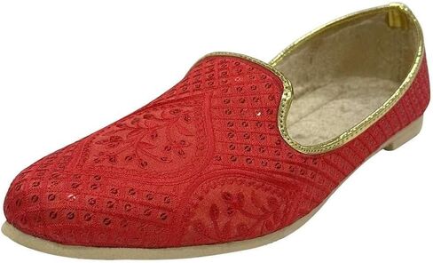 Punjabi Jutti for Men's Traditional Mojaris Shoes Cream Gold Wedding for Groom Indian Handmade Ethnic Jooti in Saudi Arabia