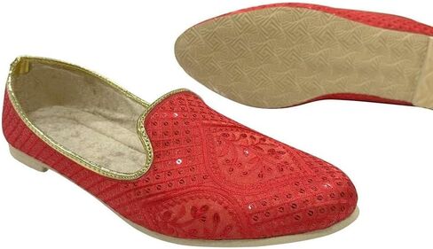Punjabi Jutti for Men's Traditional Mojaris Shoes Cream Gold Wedding for Groom Indian Handmade Ethnic Jooti in Saudi Arabia