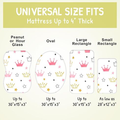 غطاء وسادة تغيير الحفاضات المقاوم للماء للأطفال الأولاد والبنات، ملاءات طاولة تغيير الحفاضات المحمولة/الصغيرة الناعمة المصنوعة من الألياف الدقيقة (زهرة وردية) in Kuwait