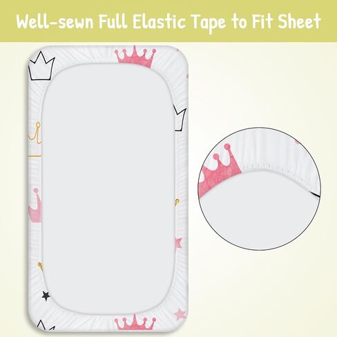 غطاء وسادة تغيير الحفاضات المقاوم للماء للأطفال الأولاد والبنات، ملاءات طاولة تغيير الحفاضات المحمولة/الصغيرة الناعمة المصنوعة من الألياف الدقيقة (زهرة وردية) in Kuwait