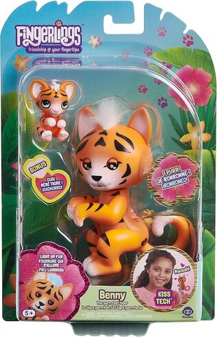 WowWee Fingerlings Light-Up Baby Black Panther وMini in Kuwait